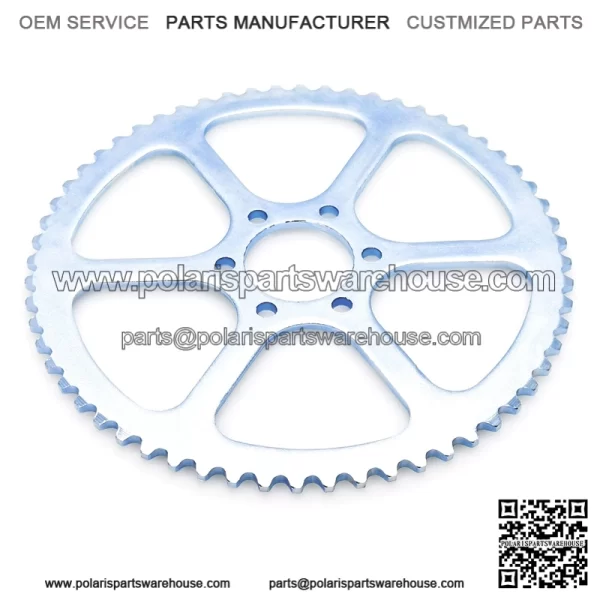 Upgrade #35 Chain 60 Tooth Rear Drive Sprocket Cog for 98cc 3.5hp Coleman CT100U CC100X Baja Hensim Doodle Bug DB30 Motovox MBX10 MBX11 MM-B80 Classic 1000w Electric Mini Bike Go Kart Parts
