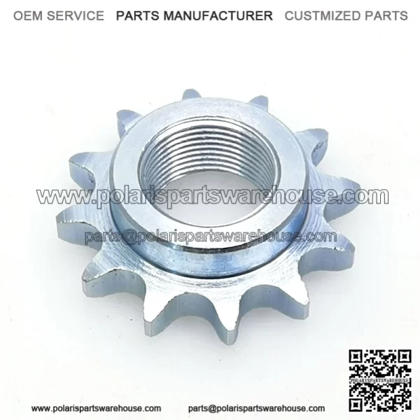 12T #420 Silver Sprocket
