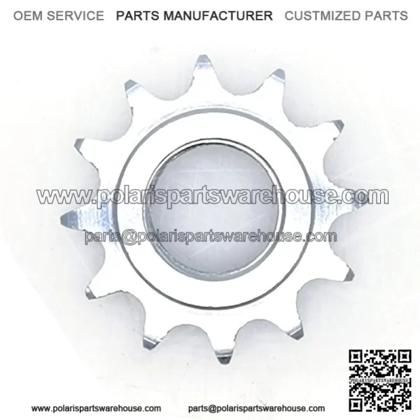 12T #420 Silver Sprocket - Image 2