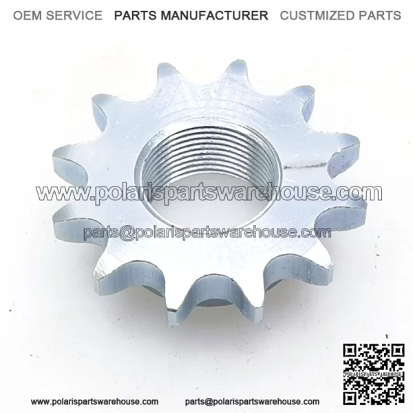 12T #420 Silver Sprocket - Image 4