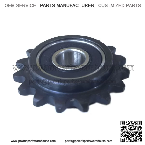 16 Tooth Idler Sprocket #35 Chain 1/2'' ID For Go Kart Mini Bike. - Image 4