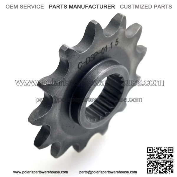 13T #520 Polaris 250 400 425 500 Front Drive Sprocket (3221041) - Image 4
