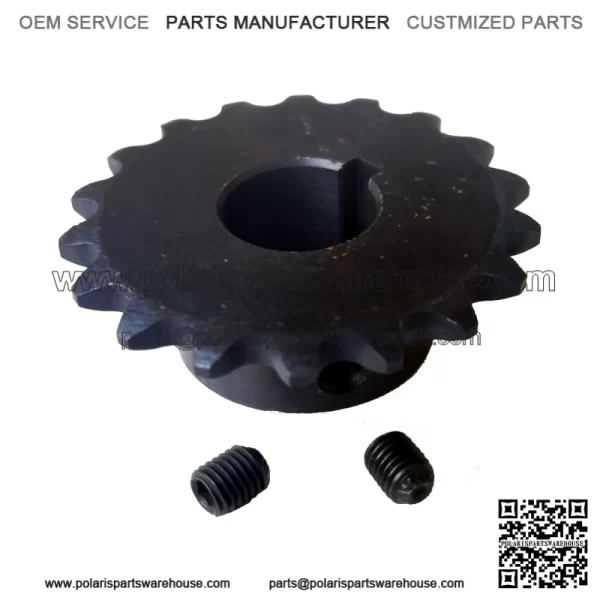 18T Tooth #35 Sprocket Gear with 3/4" Bore for Jackshaft Mini Bike Go Kart - NEW (T shape) - Image 4