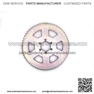 59T 38mm #35 Plated Hexagonal Cutout Sprocket