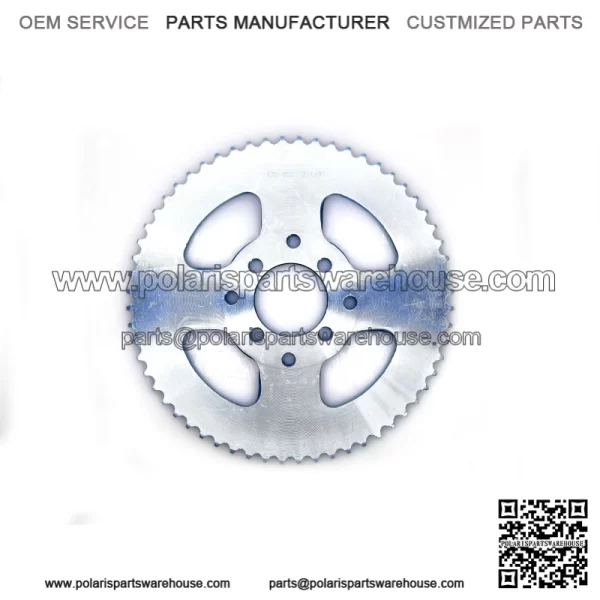 40/41/ 420 Chain 60T 2-1/8" Bore Sprocket with Master Link for Go Kart Mini Bike