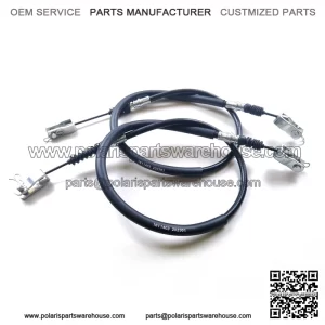 2pcs Club Car DS Brake Cable Set 1981-1999 Gas and Electric Golf Cart Parts 42"