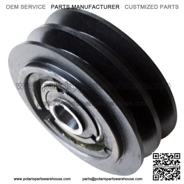 25.4mm 1" centrifugal clutch Double 'B' profile 138mm V pulley 19hp 2B138-25.4-54mm (Black) - Image 4