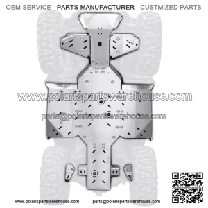 Full Chassis Skid Plate Aluminum For CFMOTO CFORCE 800 xc / 1000 2018 2019 2024