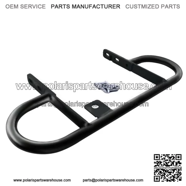 Rear Back Wide Bumper Grab Bar Suzuki LTZ400 Kawasaki KFX400 2004-2008 ATV Black - Image 2