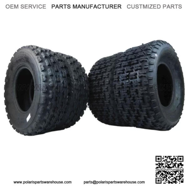 22x7-10 & 20x10-9 ATV TIRE SET Kawasaki KFX400 450R Suzuki LTZ400