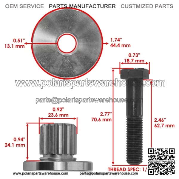 Exmark Deck Spindle Bushing Kit - 103-9084 107-4065 103-2533 103-2547 103-2548 - Image 2