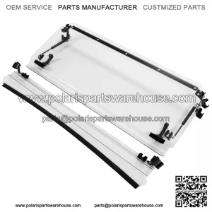 For CFMOTO UForce 1000 2019-2021 Front Vented Full Clear Flip Windshield