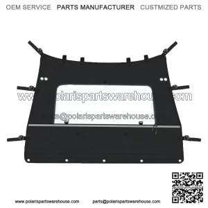 UTV Fabric Rear Soft Windshield w/ Open Window For CF MOTO ZFORCE 500/ 800 /1000