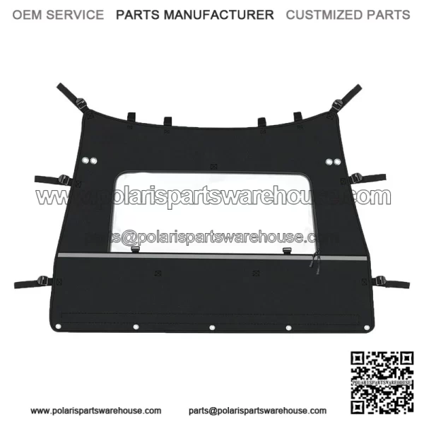 UTV Fabric Rear Soft Windshield w/ Open Window For CF MOTO ZFORCE 500/ 800 /1000