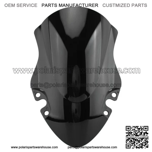 Black Front Windshield Screen Visor Windscreen For CFMoto 450SR 450SS 2022-2024 - Image 2