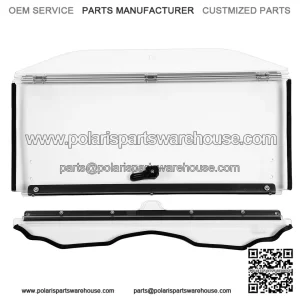 UTV 2-IN-1 Flip Windshield Hard Coated for CFMOTO ZForce 500/800/1000 2014-2022