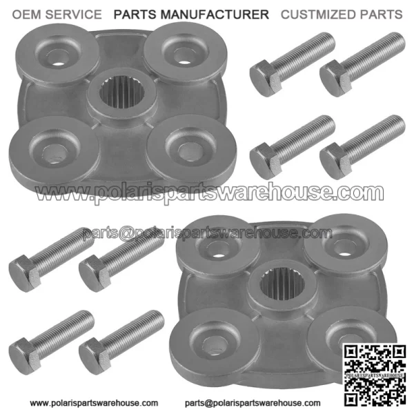 Polaris Scrambler 500 1997-1998/2005-2012 Rear Wheel Hubs w/Hardware (Left/Right) - Image 4