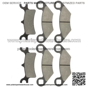 Polaris Scrambler 500 4X4 2005-2012 Front/Rear Brake Pads
