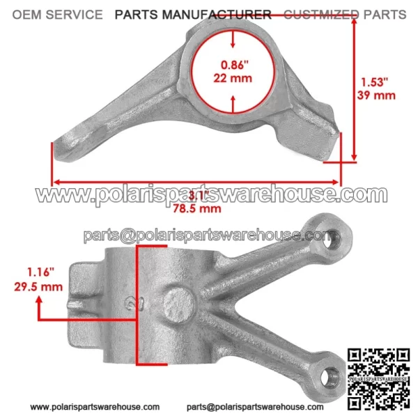 Polaris Scrambler 500 4X4 2012 Camshaft Exhaust Valve Rocker Arm - Image 2
