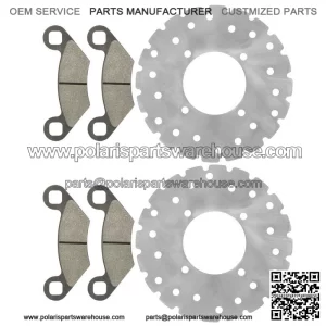 Polaris Scrambler 500 2X4/4X4 2001-2009 Front Brake Disc Rotors w/Pads
